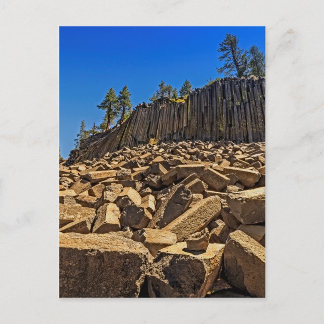 Carte Postale Monument national de la postpile du diable (Devant)