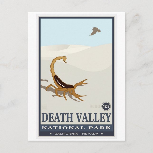 Carte Postale Monument national de la Vallée de la Mort 2 (Devant)