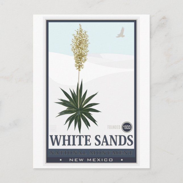 Carte Postale Monument national de White Sands 3 (Devant)
