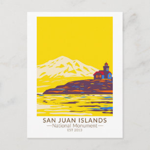 Carte Postale Monument national des îles San Juan Washington
