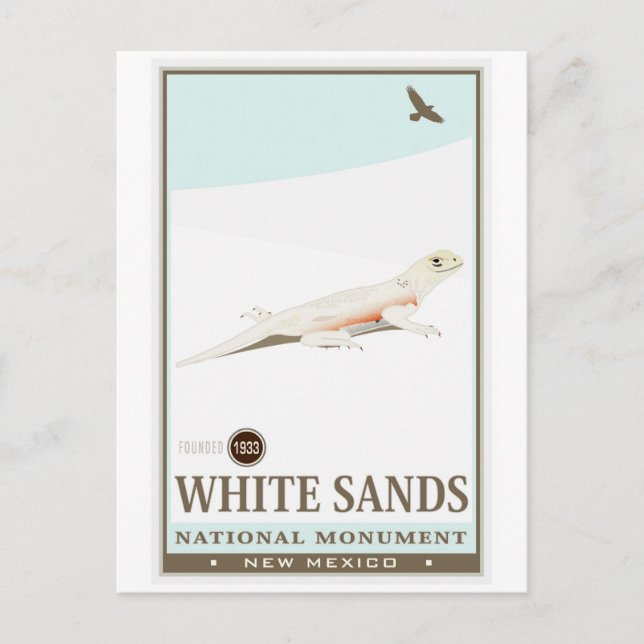 Carte Postale Monument national des Sands blancs (Devant)