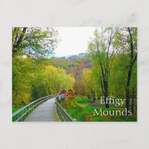Carte Postale Monument national des tertres en forme d'effigie,