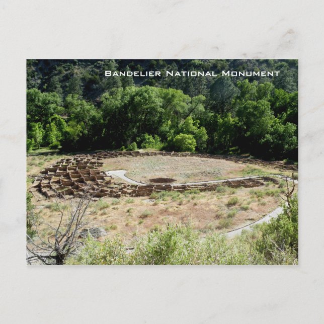 Carte Postale Monument national du Bandelier (Devant)