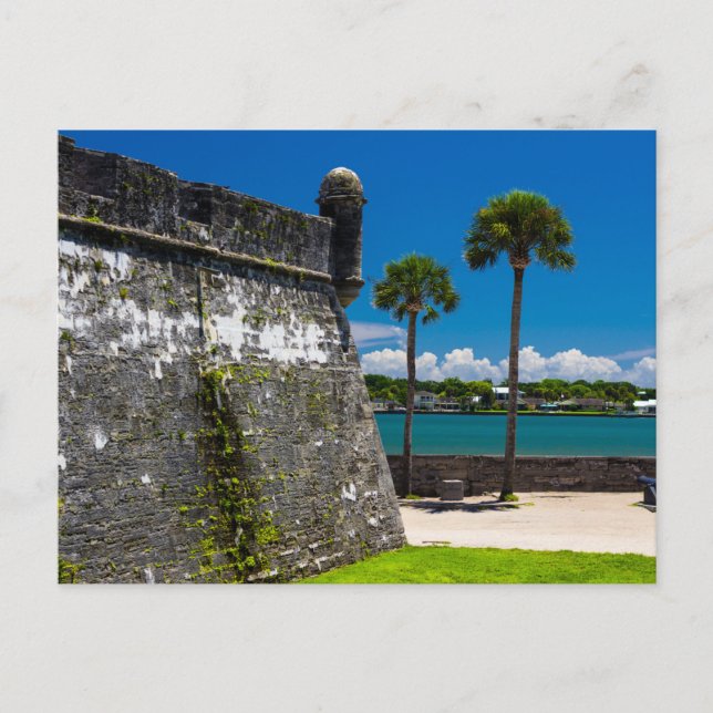 Carte Postale Monument national du Castillo de San Marcos, FL (Devant)