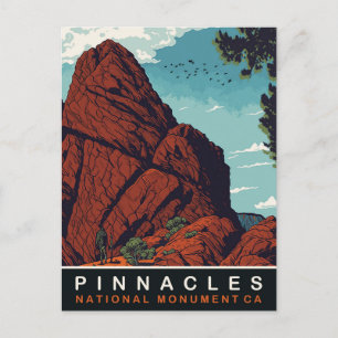 Carte Postale Monument national Pinnacles, CA, Voyage