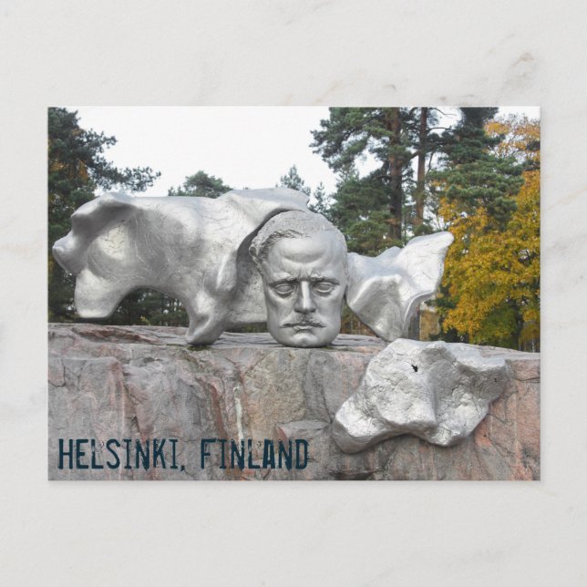 Carte Postale Monument Sibelius, Helsinki, Finlande (Devant)