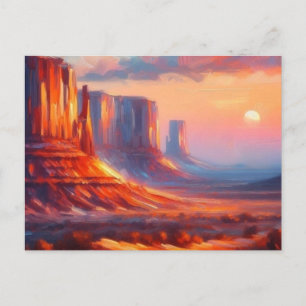 Carte Postale Monument Valley à Sunset,