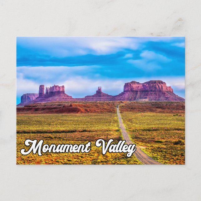 Carte Postale Monument Valley, Arizona, États-Unis (Devant)