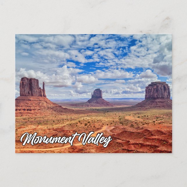 Carte Postale Monument Valley, Arizona, États-Unis (Devant)