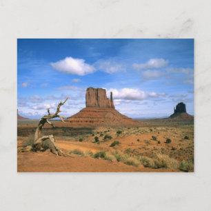 Carte Postale Monument Valley coloré de mitaines en Utah USA