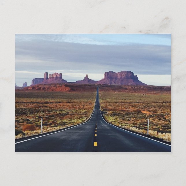 Carte Postale Monument Valley Utah classique scène (Devant)