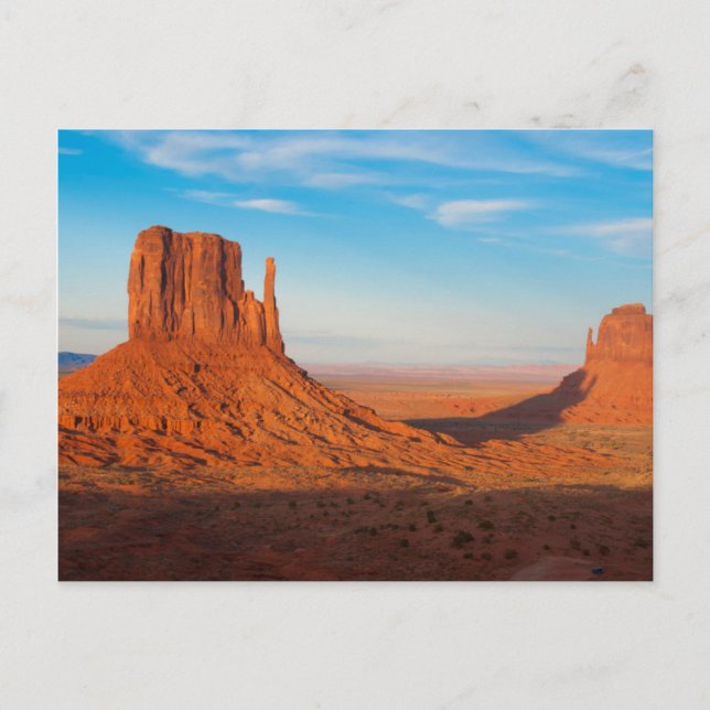 Carte Postale Monument Valley Utah désert mitaines en panoramiqu (Devant)