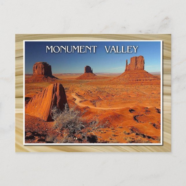 Carte Postale Monument Valley, Utah et Arizona (Devant)
