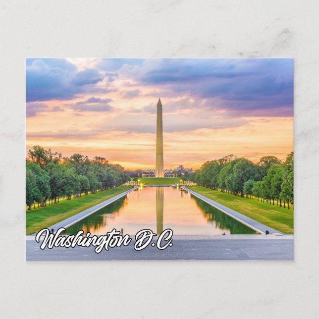 Carte Postale Monument Washington, Washington, D.C., États-Unis (Devant)