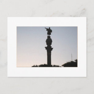 Carte Postale Monumtento a Colón, Barcelone