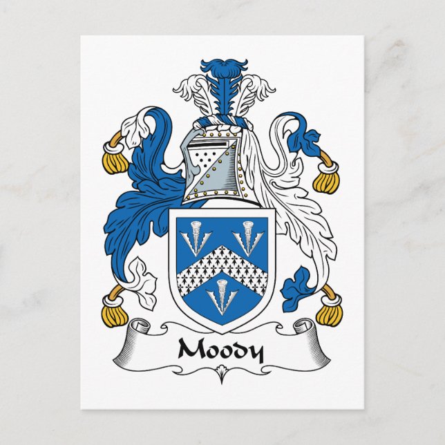 Carte Postale Moody Family Crest