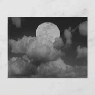 Carte Postale Moon & Clouds Over Kansas