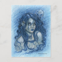 Carte postale Moon d'hiver