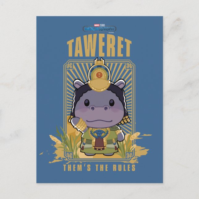 Carte Postale Moon Knight Taweret - C'est La Règle (Devant)