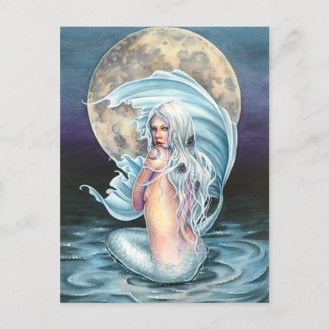 Carte postale Moon Mermaid (Devant)