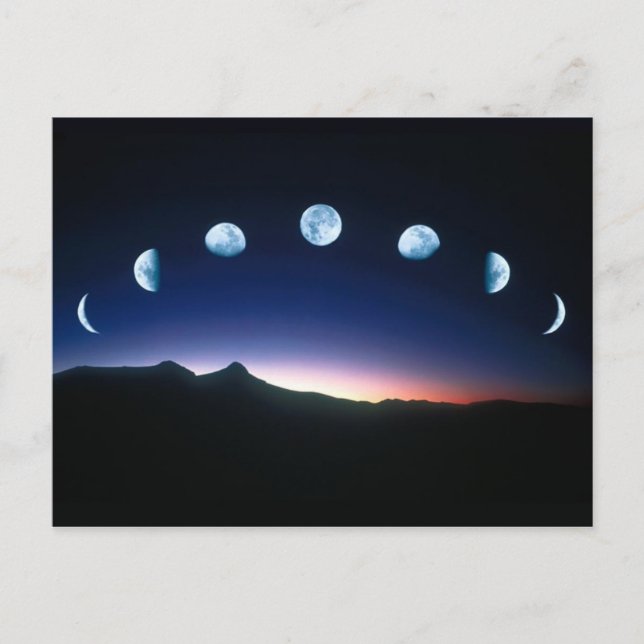 Carte Postale Moon Phases (Devant)
