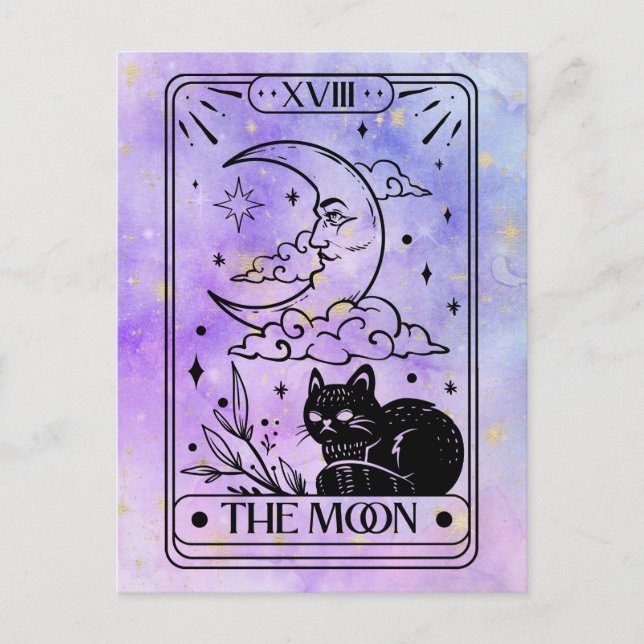 Carte postale Moon Tarot (Devant)