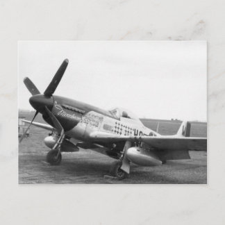 Carte Postale 'Moonbeam McSwine' P51 Mustan, USAAF 2ÈME GUERRE M