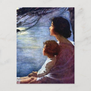 Carte Postale "Moonbeams" de Jessie Willcox Smith