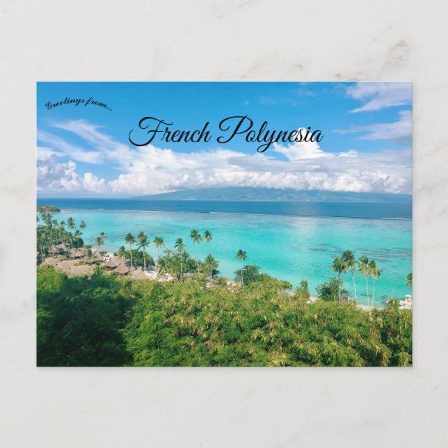 Carte Postale Mo'orea Polynésie française (Devant)