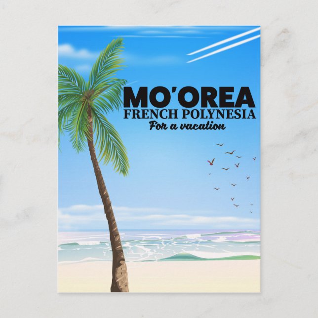 Carte Postale Mo'orea Polynésie française (Devant)