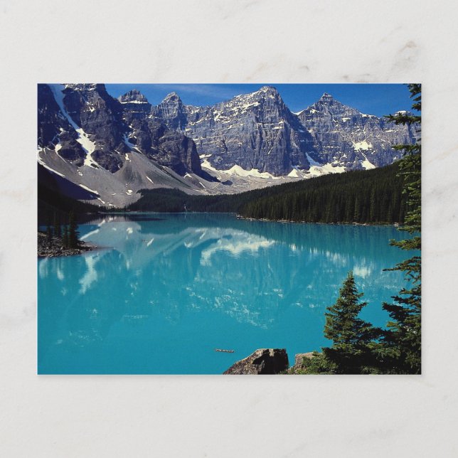 Carte Postale Moraine Lake, Alberta, Canada (Devant)