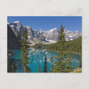 Carte Postale Moraine Lake, Rocheuses canadiennes, Alberta, Cana