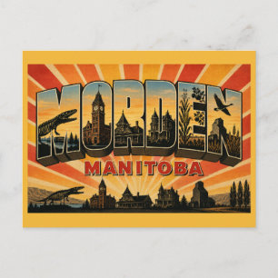 Carte Postale Morden Manitoba Ville de festival