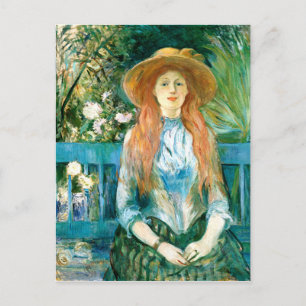 Carte Postale Morisot - Jeune fille dans un parc
