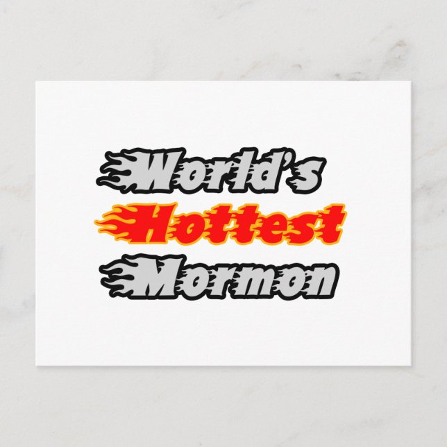 Carte Postale Mormon le plus chaud du monde (Devant)