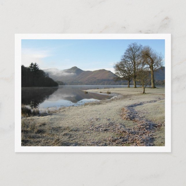 Carte Postale Morning gelé à Strandshag Bay : Pos Derwentwater (Devant)
