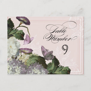 Carte Postale Morning Glory Hydrangea - Nombre de sièges de tabl