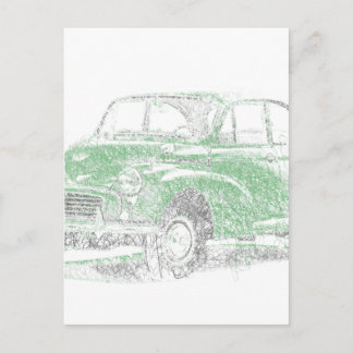 Carte Postale Morris Minor (Biro)