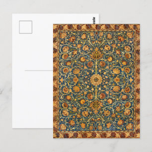 Carte Postale Morris Vintage Holland Park moquette Motif