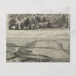 Carte Postale Morse's Ranche Chase Comté, Kansas