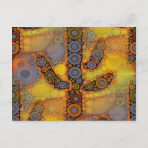 Carte Postale Mosaïque du sud-ouest de l'Arizona Saguaro Cactus 