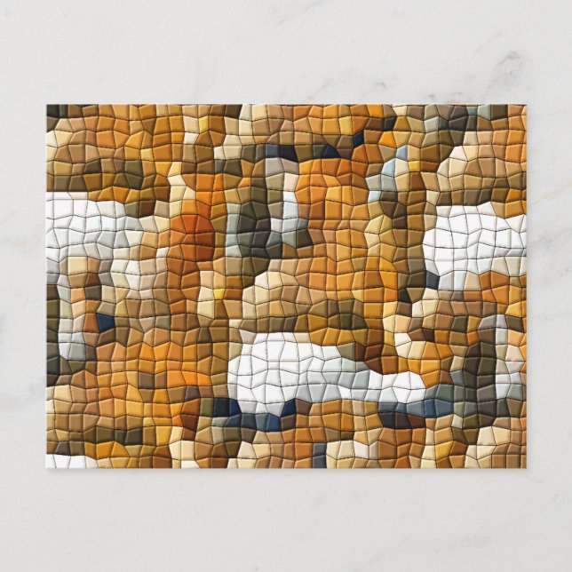 CARTE POSTALE MOSAÏQUE FOX (Devant)