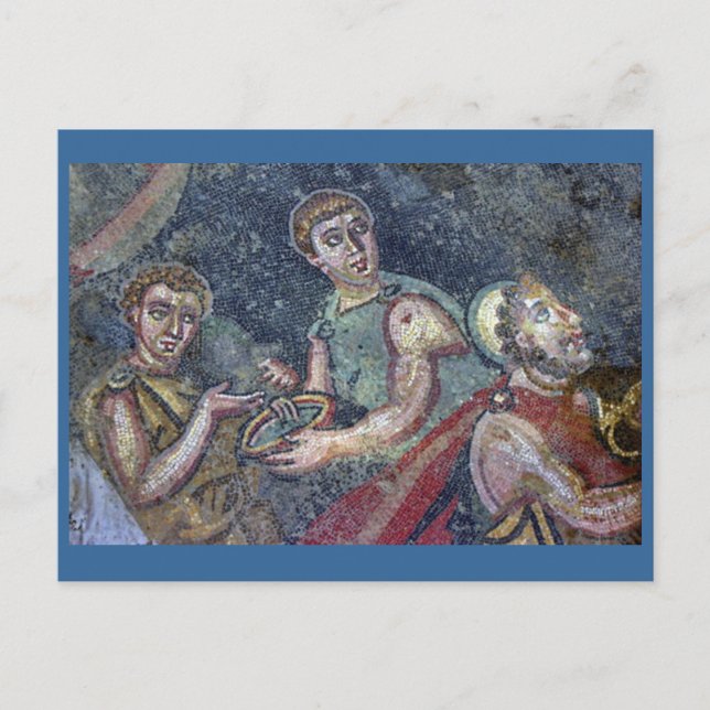 Carte Postale Mosaïque romaine (Devant)