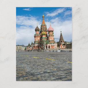 Carte Postale Moscou, cathédrale Saint-Basile