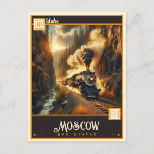 Carte Postale Moscou, Idaho   VINTAGE
