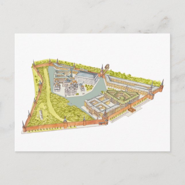 Carte Postale Moscou Kremlin (Devant)