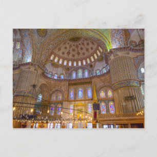 Carte Postale Mosquée Bleue à Istanbul Turquie