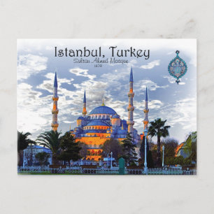 Carte Postale Mosquée Bleue - Istanbul
