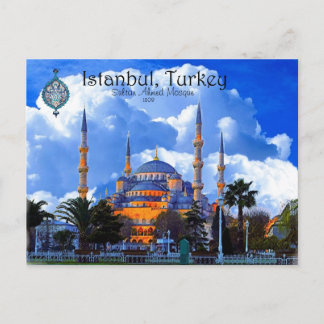 Carte Postale Mosquée Bleue - Istanbul