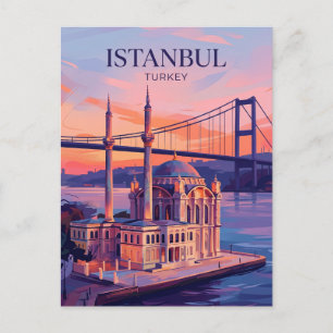 Carte Postale Mosquée d'Ortaköy Turquie